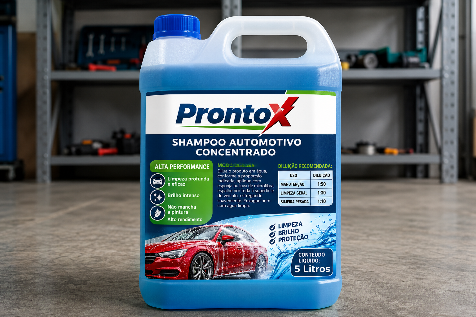 Shampoo Automotivo Concentrado ProntoX 5 litros
